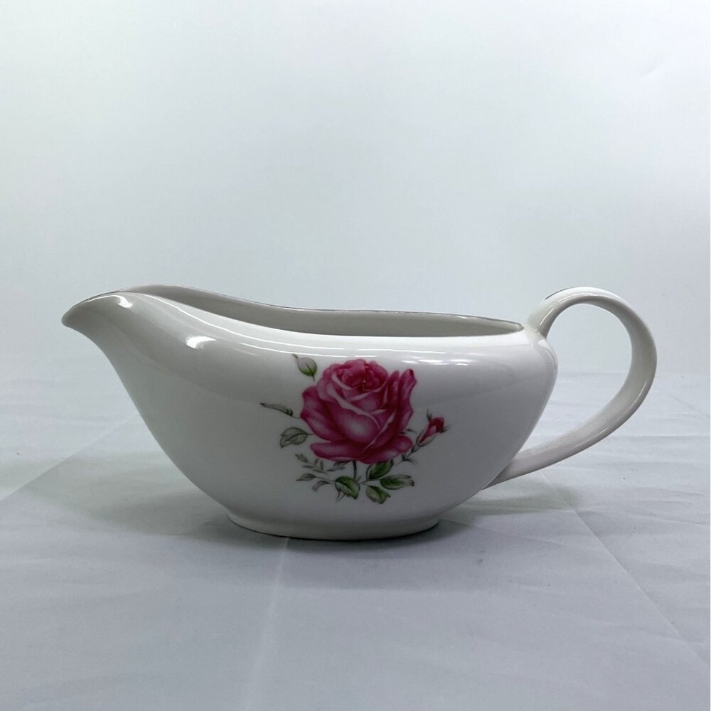 Vintage Imperial Rose Gravy Boat Fine China of Japan Granny Core #6702